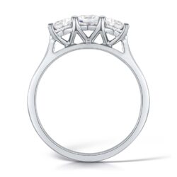 Valerio Trinity Collection – This stunning diamond ring with 3 equal sized Round cut stones.